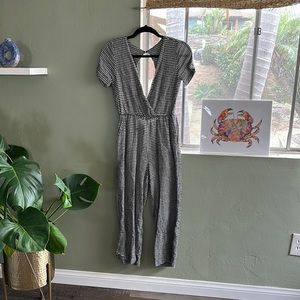 RVCA Houndstooth Romper w/ open back S